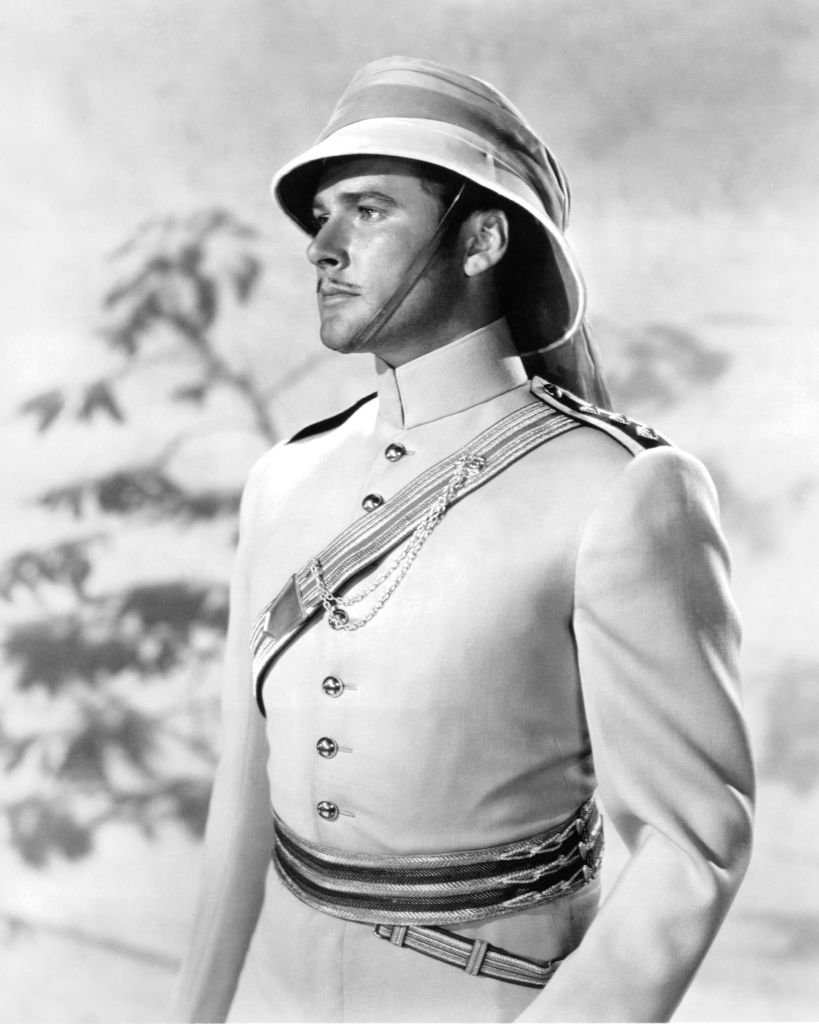 Image Source: Getty Images/Silver Screen Collection/Australian-born American actor Errol Flynn (1909 - 1959) as Major Geoffrey Vickers in 'The Charge Of The Light Brigade', directed by Michael Curtiz, 1936