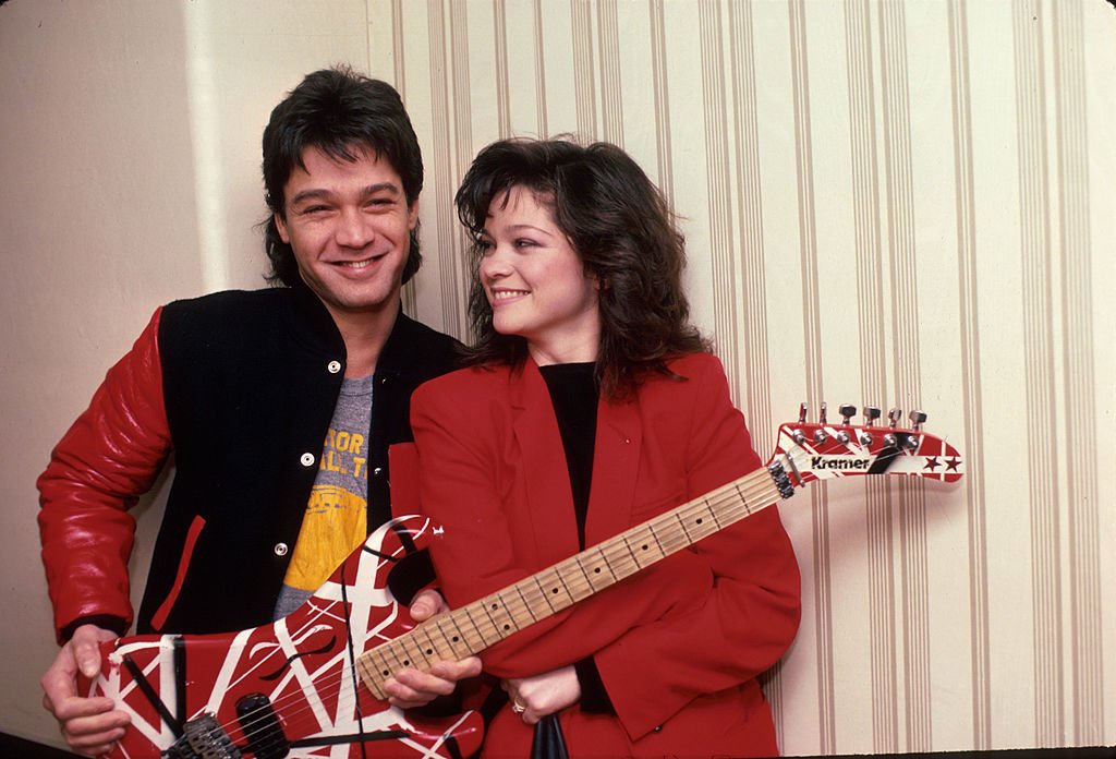 Image Credit: Getty Images / Musician Eddie Van Halen and former wife, actress Valerie Bertinelli, 1984.