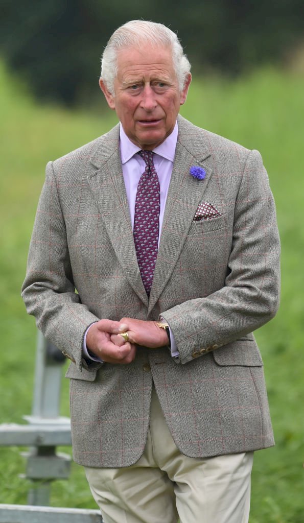 Image Credit: Getty Images / Prince Charles, Prince of Wales attends the VJ Day National Remembrance event, held at the National Memorial Arboretum in Staffordshire, on August 15, 2020.