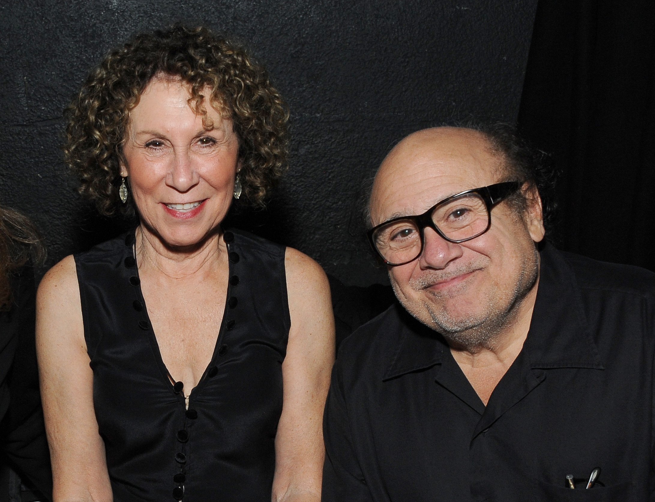 Image Source: Getty Images/Danny and Rhea smiling for the camera