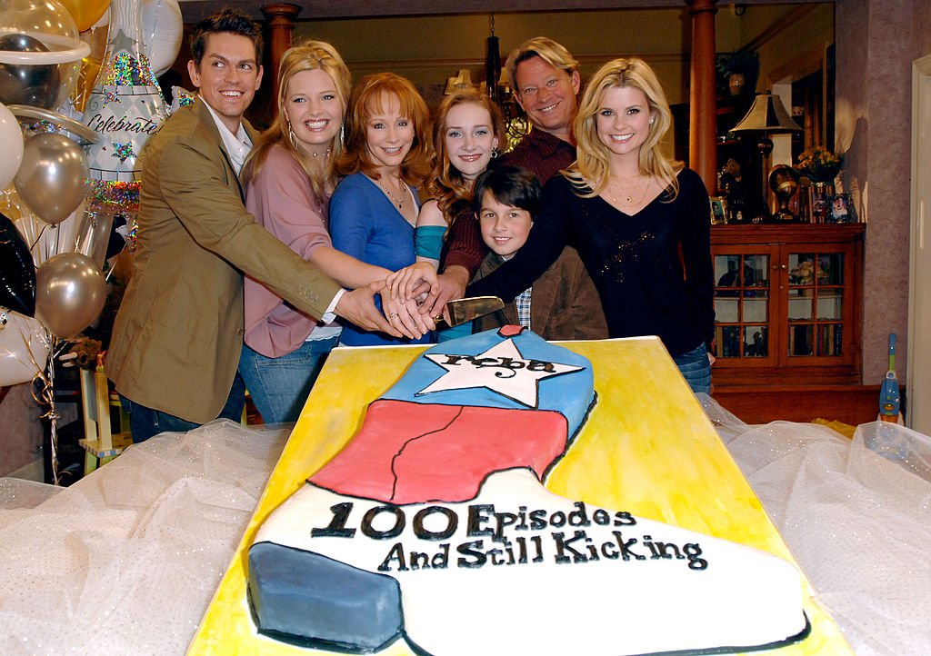 Image Credit: Getty Images / "Reba" 100th Episode Celebration features some of the cast members including Reba McEntire and Joanna Garcia