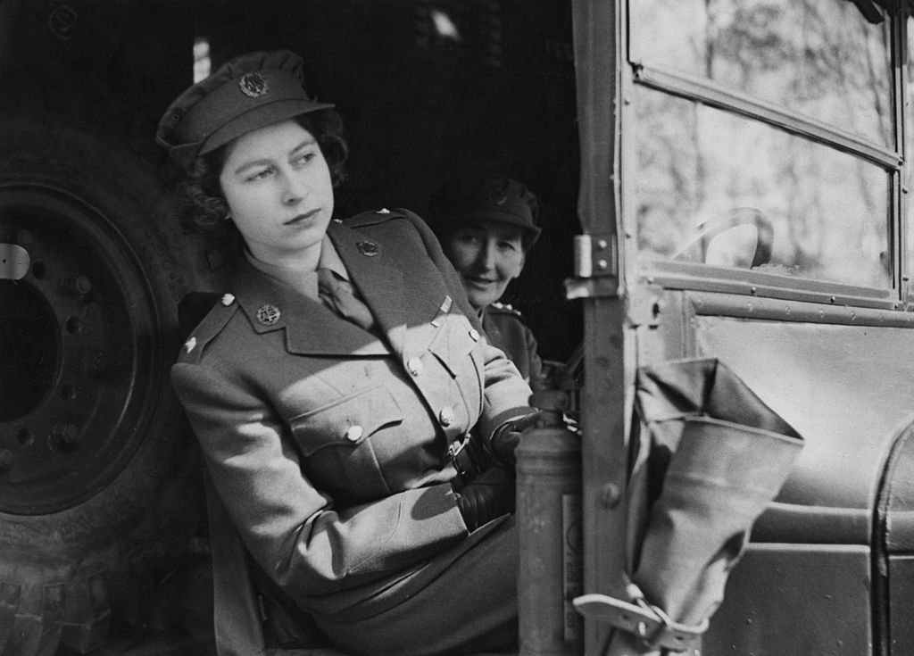 Image Credit: Getty Images / Princess Elizabeth (now Queen Elizabeth II) driving an ambulance during her wartime service in the A.T.S, on 10th April 1945. Image Credit: Getty Images / Princess Elizabeth (now Queen Elizabeth II) driving an ambulance during her wartime service in the A.T.S, on 10th April 1945.