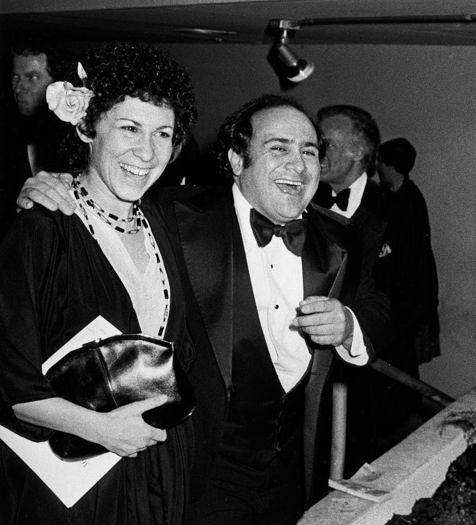 Image Source: Getty Images/Ron Galella/hea Perlman and Danny DeVito attend 36th Annual Golden Globe Awards on January 27, 1986 at the Beverly Hilton Hotel in Beverly Hills, California