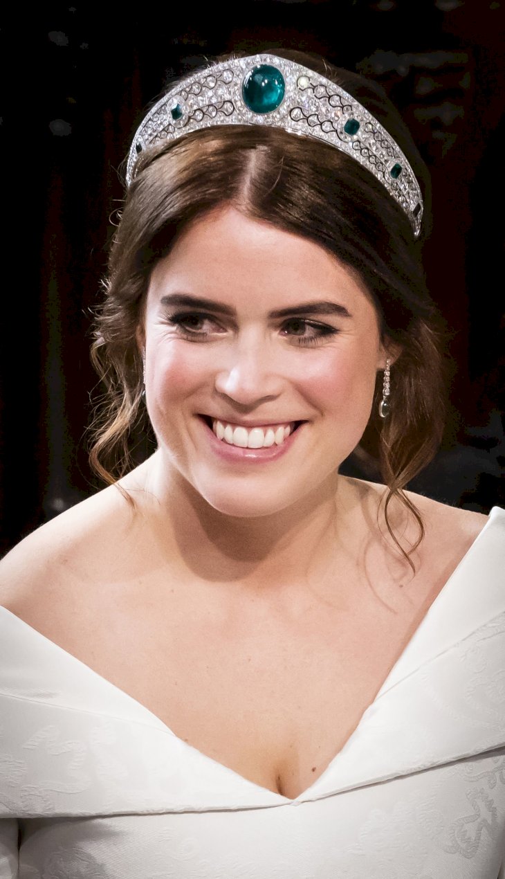 Image Credit: Getty Images / Princess Eugenie on her wedding day.