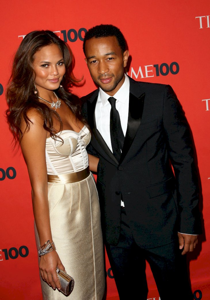 Image Credit: Getty Images / Chrissy Teigen with her husband, John Legend.