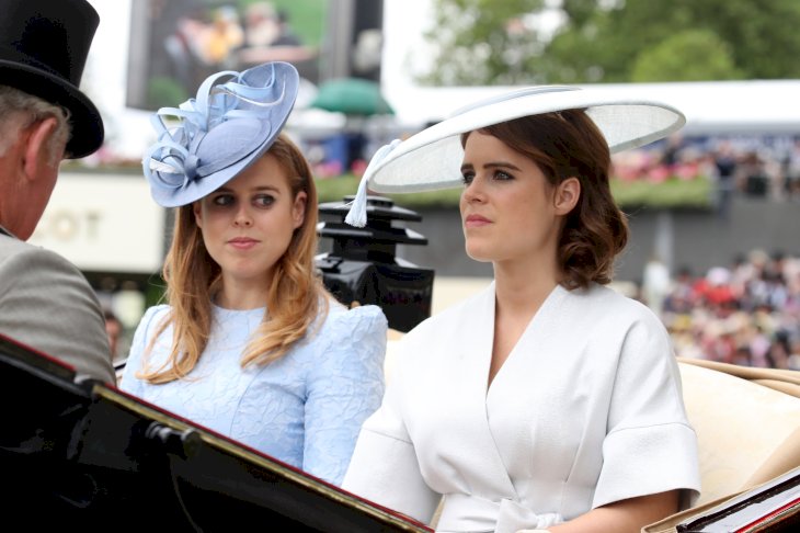 Image Credit: Getty Images / Princess Eugenie with her older sister, Princess Beatrice.