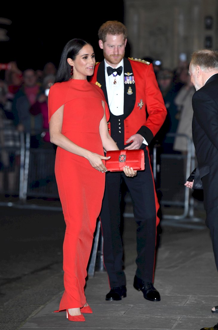 Image Credit: Getty Images / The Duke and Duchess of Sussex at the 2020 Mountbatten Festival of Music.