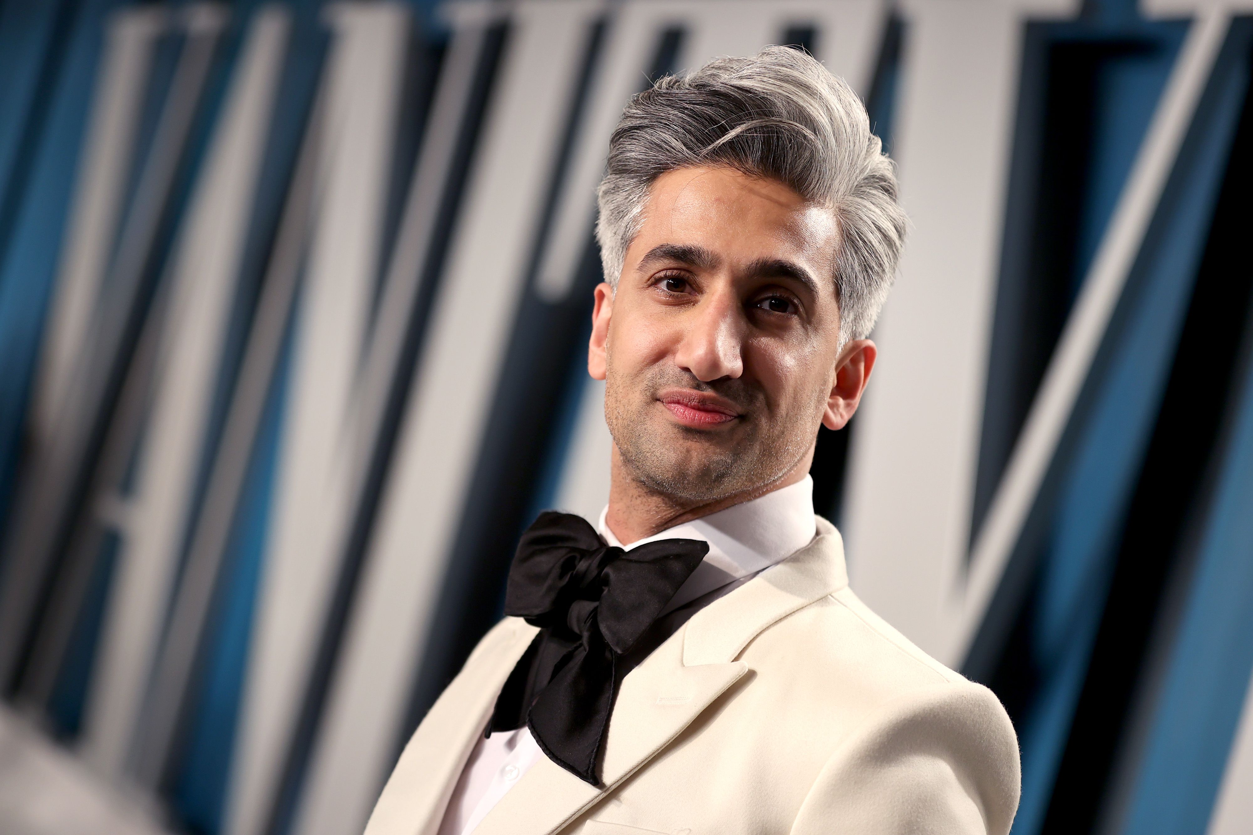 Tan France attends the 2020 Vanity Fair Oscar Party / Getty Images Tan France attends the 2020 Vanity Fair Oscar Party / Getty Images