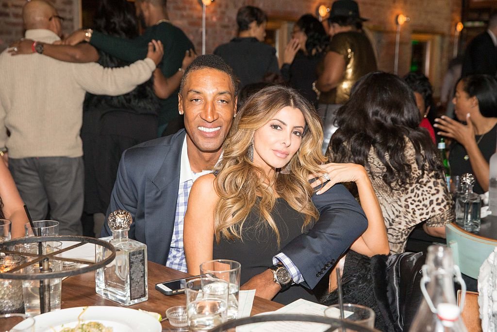 Image Credits: Getty Images / Bobby Metelus | Scottie Pippen and Larsa Pippen attends The Gentlemen?s Supper Club a Private Dinner hosted by Dwyane Wade, Chris Paul and Carmelo Anthony during NBA All-Star Weekend 2015 at The Catch on February 14, 2015 in New York, New York.
