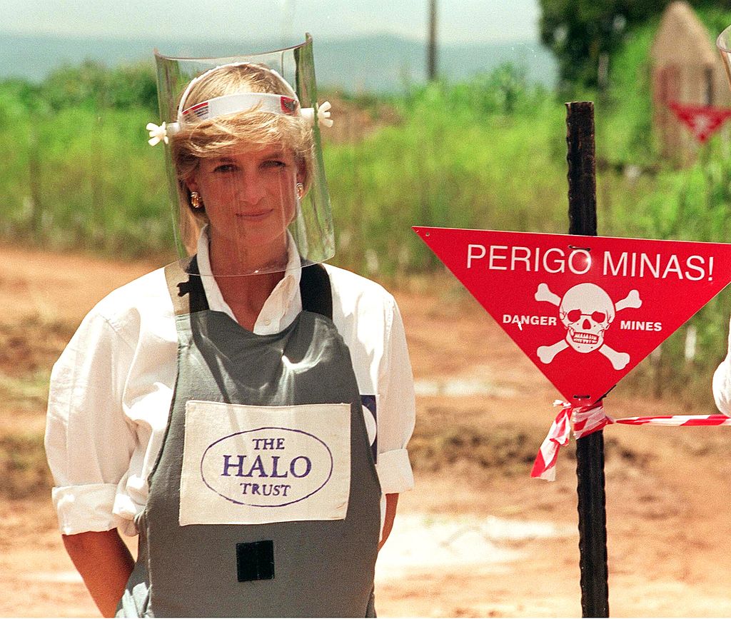 Image Credits: Getty Images | Prince Diana Campaigning Against Landmines
