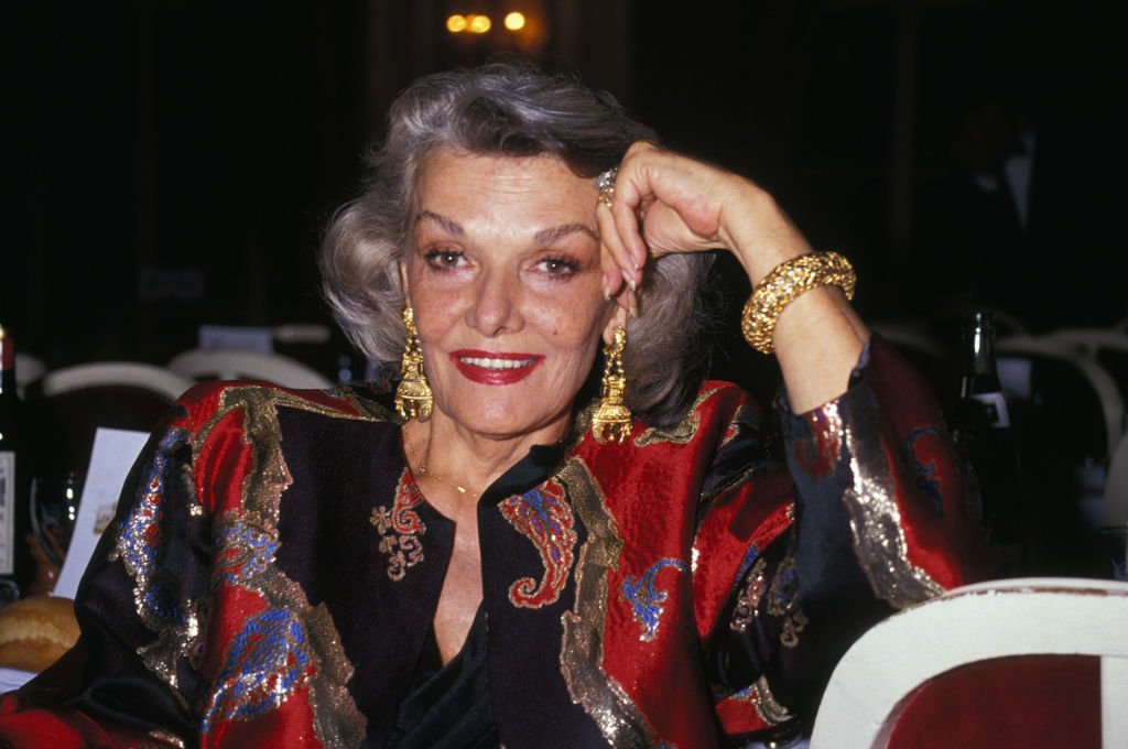 Image Source: Getty Images/Pool GARCIA/PICOT/Jane Russell at the Deauville Festival in 1990