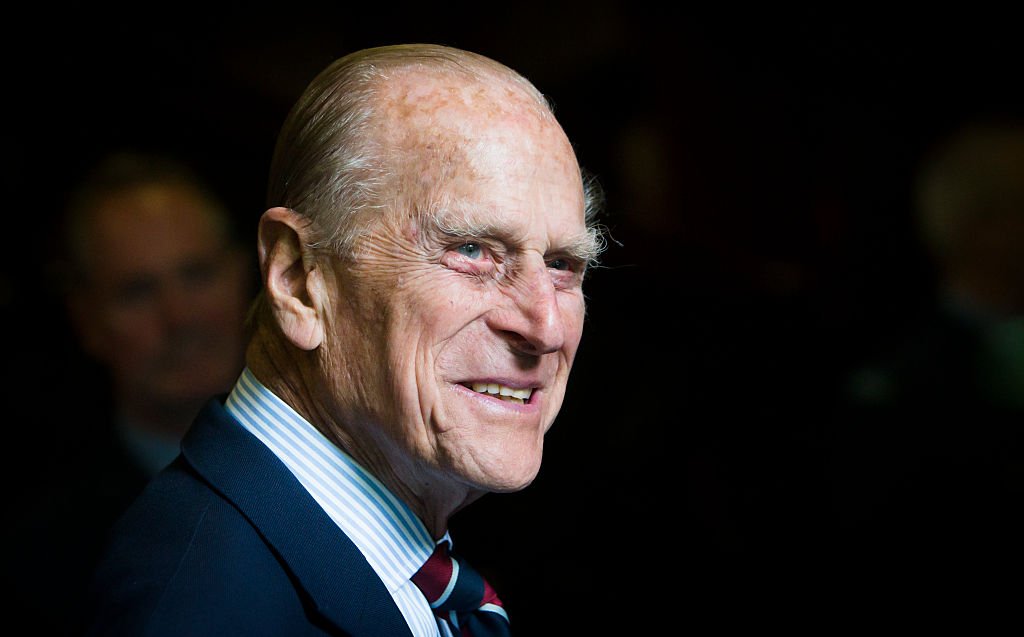 Image Credits: Getty Images / Danny Lawson - WPA Pool | Prince Philip, Duke of Edinburgh smiles during a visit to the headquarters of the Royal Auxiliary Air Force's (RAuxAF) 603 Squadron on July 4, 2015 in Edinburgh, Scotland.