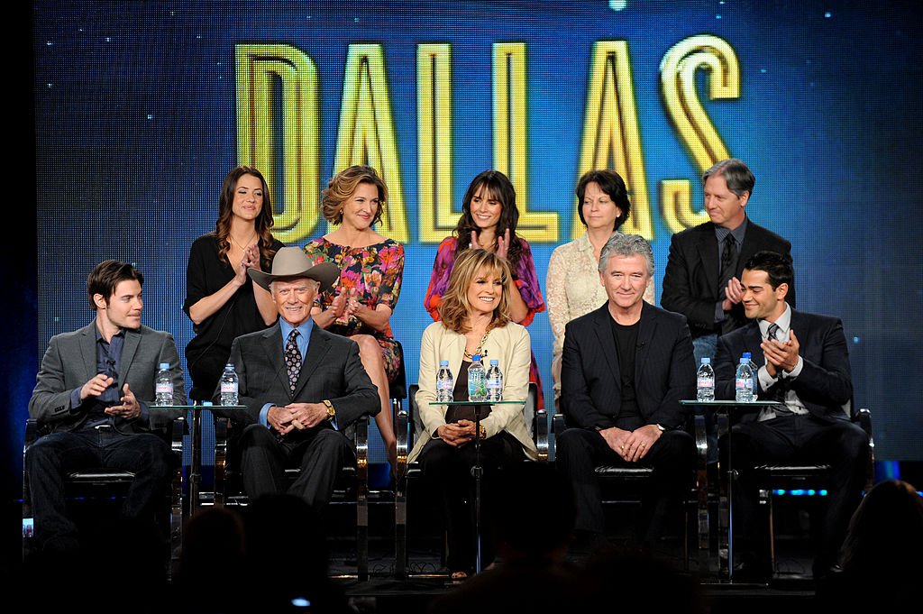 Image Credit: Getty Images / Cast members and directors speak onstage at the "Dallas" panel during the 2012 Turner TCA at the Langham Hotel.