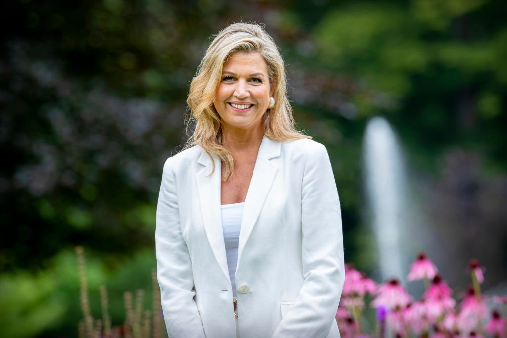 Image Credit: Getty Images/Patrick van Katwijk | Queen Máxima is pictured looking royal in a perfectly suited outfit.
