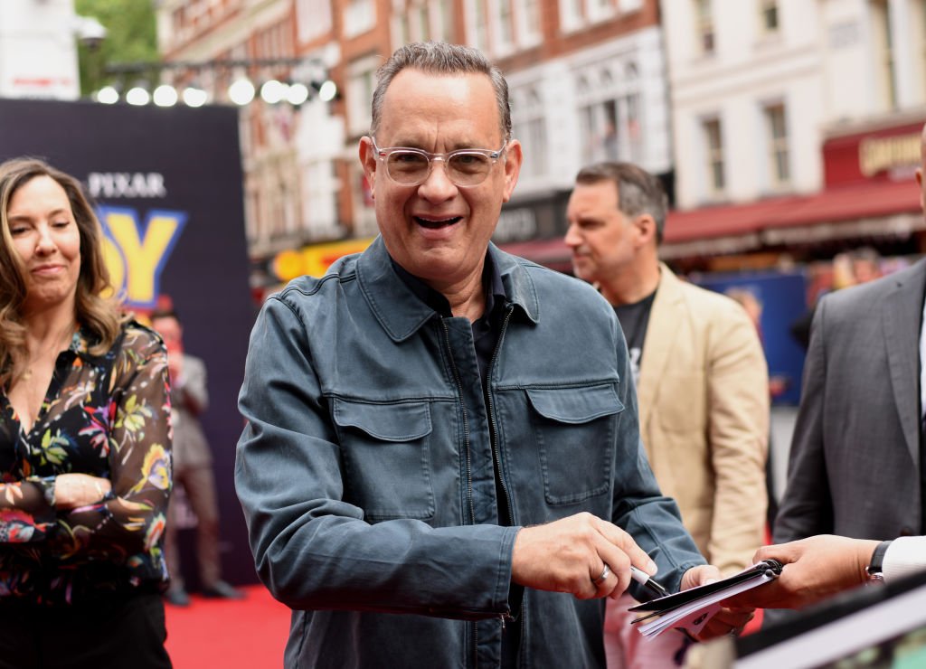 Image Credits: Getty Images / Gareth Cattermole | Tom Hanks attends the European premiere of Disney and Pixar's "Toy Story 4" at the Odeon Luxe Leicester Square on June 16, 2019 in London, England.