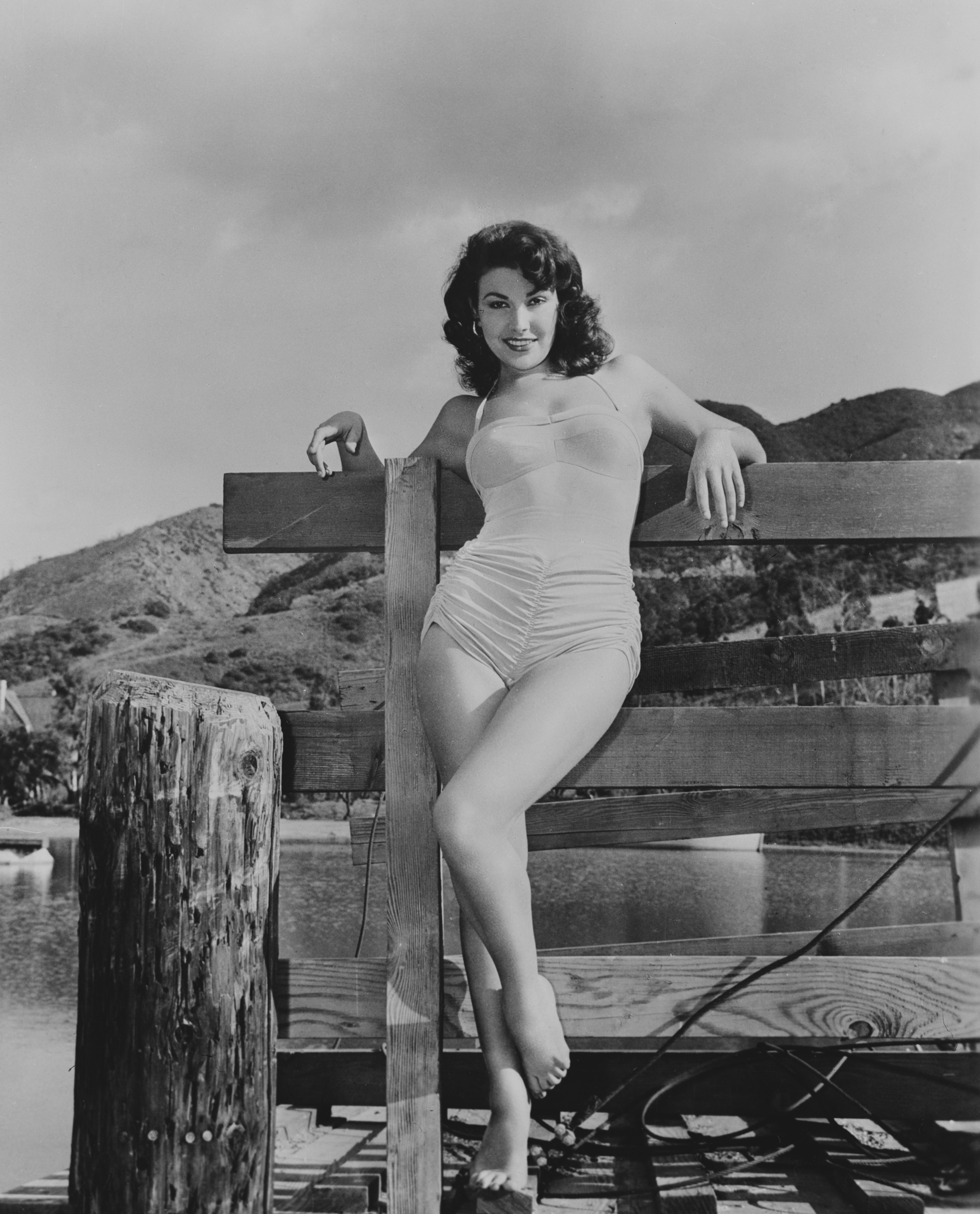 Image Source: Getty Images| Mara posing in her swimwear Image Source: Getty Images| Mara posing in her swimwear