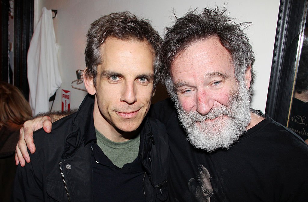 Image Credits: Getty Images / Bruce Glikas / FilmMagic | Ben Stiller and Robin Williams pose backstage at the hit play "Bengal Tiger At The Baghdad Zoo" on Broadway at The Richard Rogers Theater on April 3, 2011 in New York City. Image Credits: Getty Images / Bruce Glikas / FilmMagic | Ben Stiller and Robin Williams pose backstage at the hit play "Bengal Tiger At The Baghdad Zoo" on Broadway at The Richard Rogers Theater on April 3, 2011 in New York City.