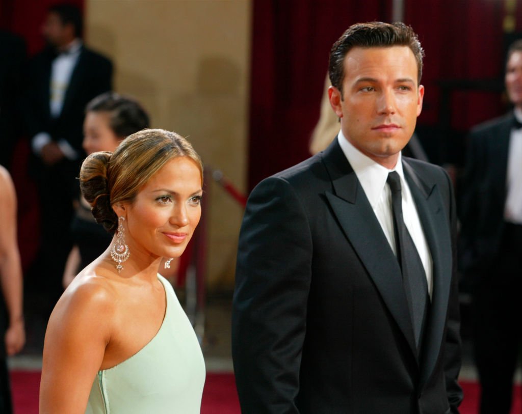 Image Source: Getty Images/Kevin Winter/Actors Ben Affleck and fiancee Jennifer Lopez attend the 75th Annual Academy Awards at the Kodak Theater on March 23, 2003 in Hollywood, California