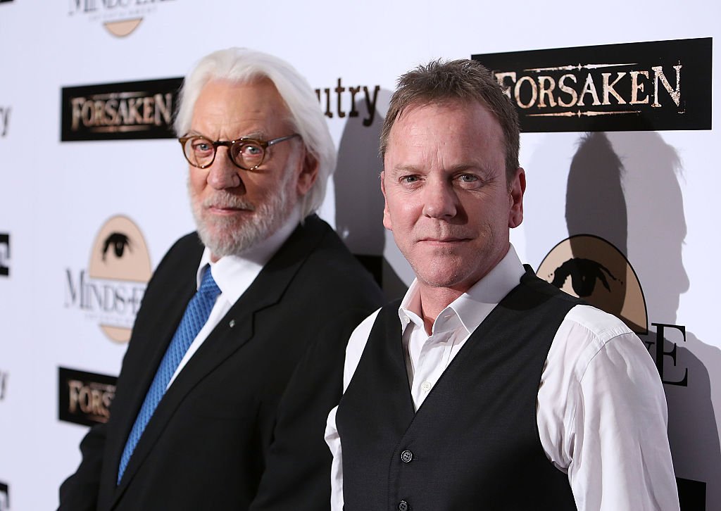 Image Credits: Getty Images | Donald with his son Kiefer Image Credits: Getty Images | Donald with his son Kiefer