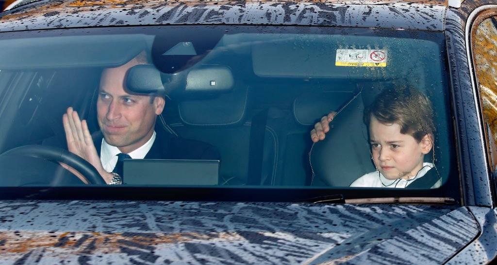 Image Credit: Getty Images / Prince William, Duke of Cambridge and Prince George of Cambridge attend an event hosted by Queen Elizabeth II at Buckingham Palace on December 18, 2019 in London, England.
