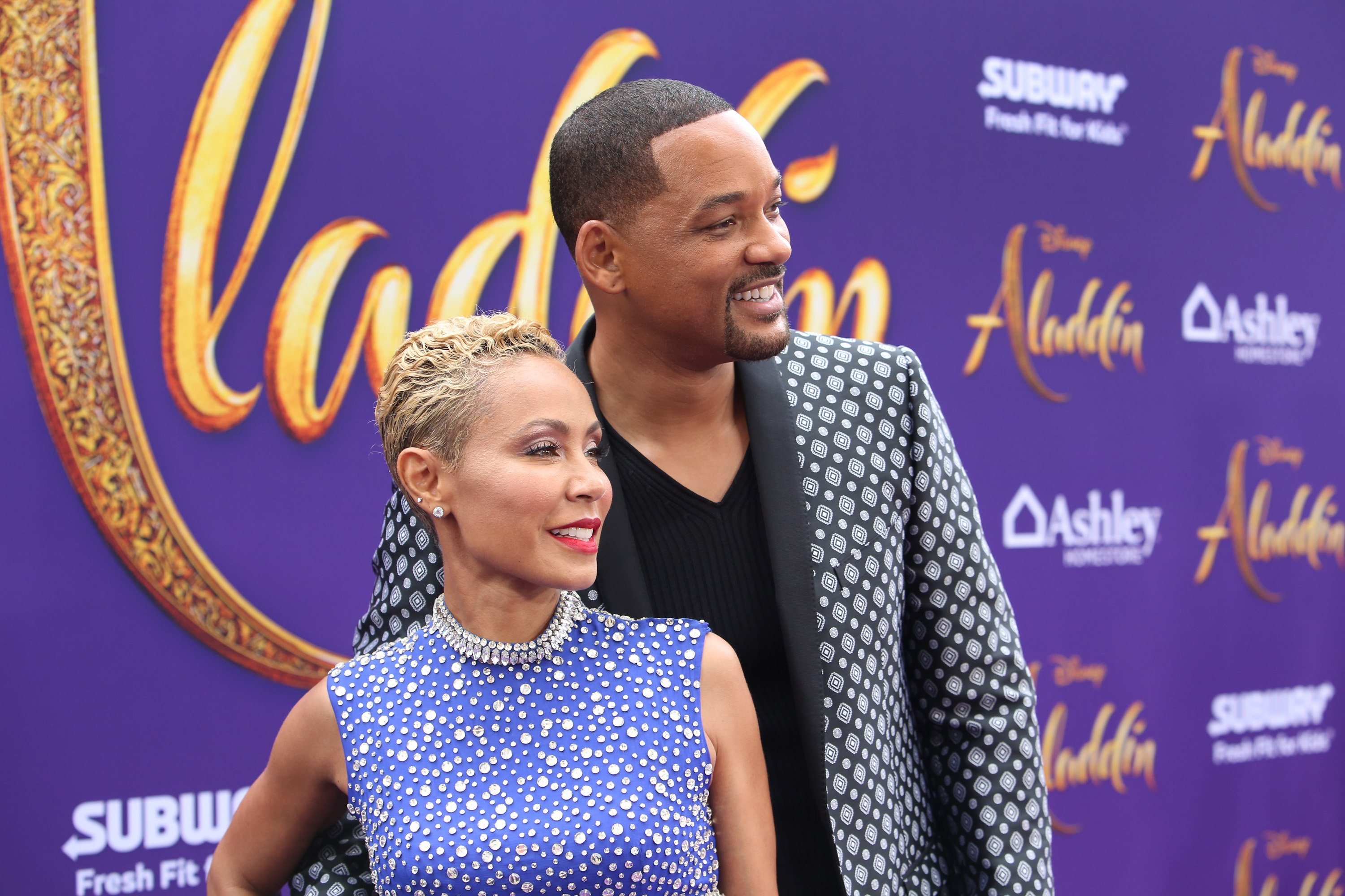 Image Credits: Getty Images / Jesse Grant | Jada Pinkett Smith (L) and Will Smith attend the World Premiere of Disneys "Aladdin" at the El Capitan Theater in Hollywood CA on May 21, 2019, in the culmination of the films Magic Carpet World Tour with stops in Paris, London, Berlin, Tokyo, Mexico City and Amman, Jordan. Image Credits: Getty Images / Jesse Grant | Jada Pinkett Smith (L) and Will Smith attend the World Premiere of Disneys "Aladdin" at the El Capitan Theater in Hollywood CA on May 21, 2019, in the culmination of the films Magic Carpet World Tour with stops in Paris, London, Berlin, Tokyo, Mexico City and Amman, Jordan.