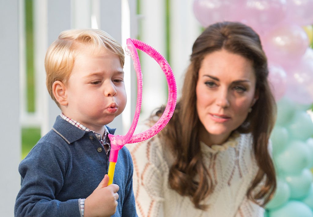 Image Credit: Getty Images / Catherine, Duchess of Cambridge and Prince George of Cambridge attend a children's party for Military families during the Royal Tour of Canada on September 29, 2016.