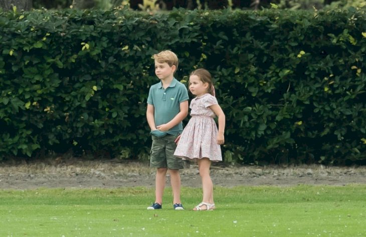 Image Credit: Getty Images / rince George and Princess Charlotte attend The King Power Royal Charity Polo Day at Billingbear Polo Club on July 10, 2019.