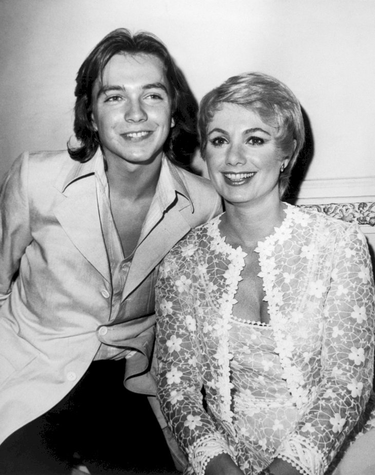 Image Credit: Getty Images / David Cassidy with his stepmother, Shirley Jones.