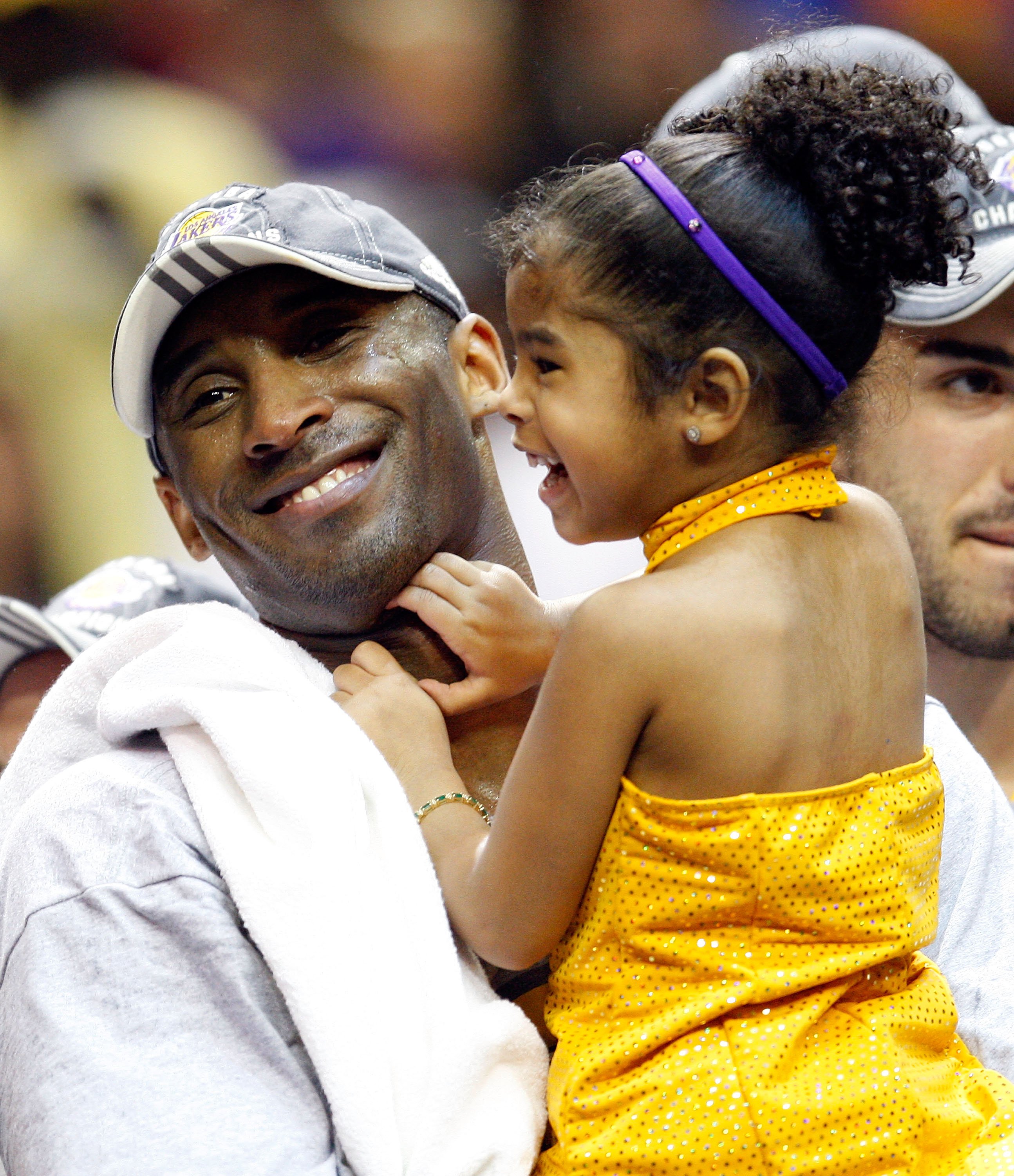 Image Source: Getty Images/Kobe Bryant with baby Gigi