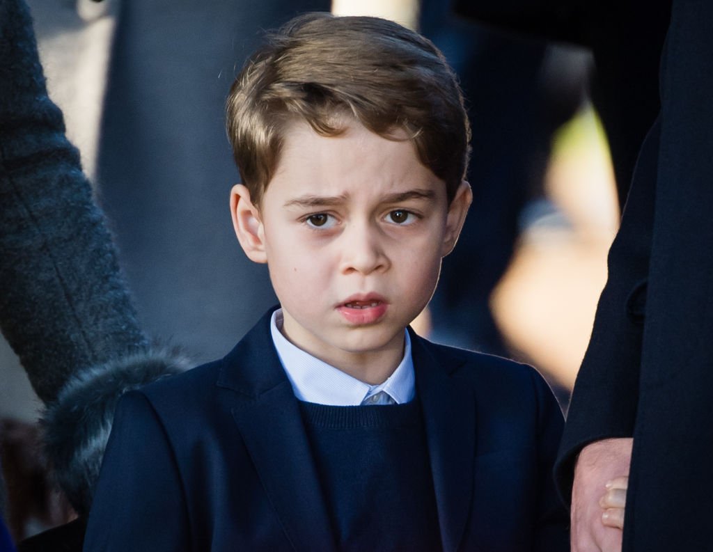 Image Credit: Getty Images / Prince George of Cambridge attends the service at Church of St Mary Magdalene on the Sandringham estate on December 25, 2019 in King's Lynn, United Kingdom.