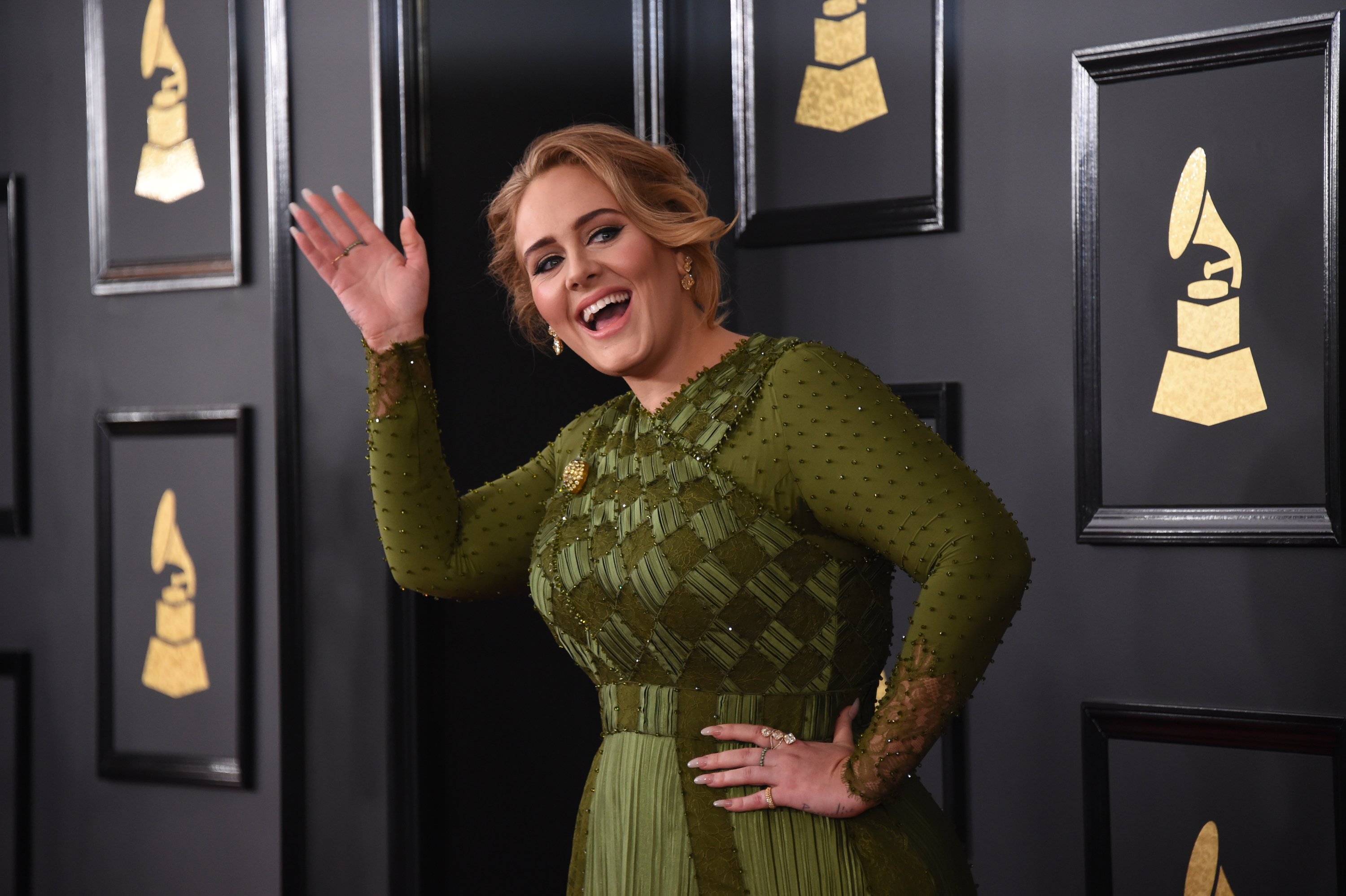 Image Source: Getty Image/CBS via Getty Images/Phil McCarten | Adele at the 54th Grammy Awards Image Source: Getty Image/CBS via Getty Images/Phil McCarten | Adele at the 54th Grammy Awards