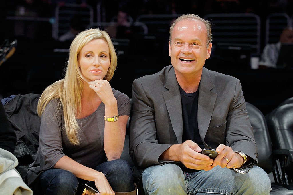 Image Credit: Getty Images / Kelsey Grammer (R) and Camille Donatacci (L) attend the Los Angeles Lakers v Dallas Mavericks game on October 30, 2009 in Los Angeles, California. Image Credit: Getty Images / Kelsey Grammer (R) and Camille Donatacci (L) attend the Los Angeles Lakers v Dallas Mavericks game on October 30, 2009 in Los Angeles, California.