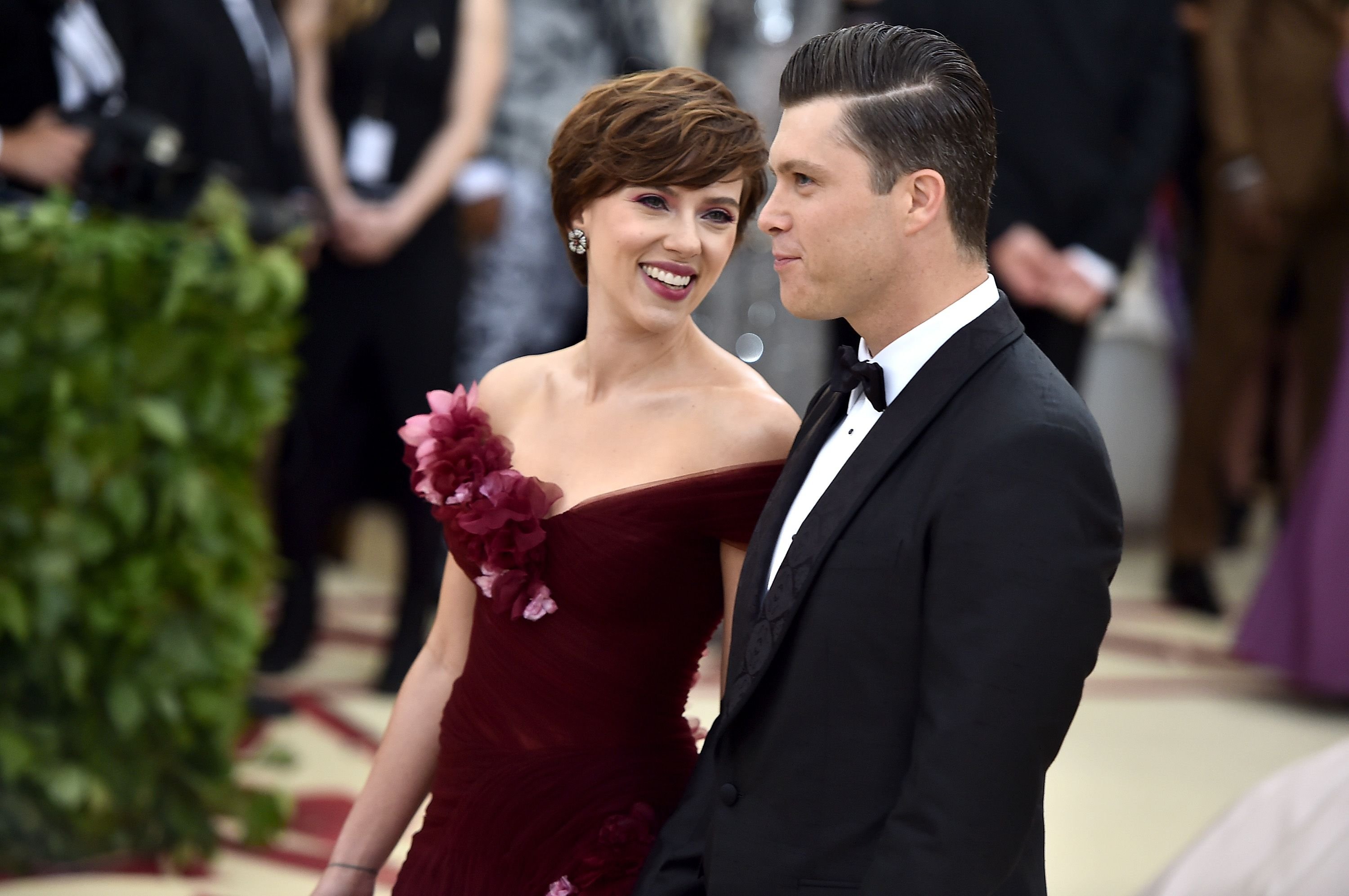 Scarlet Johansson and Colin Jost/Photo:Getty Images Scarlet Johansson and Colin Jost/Photo:Getty Images