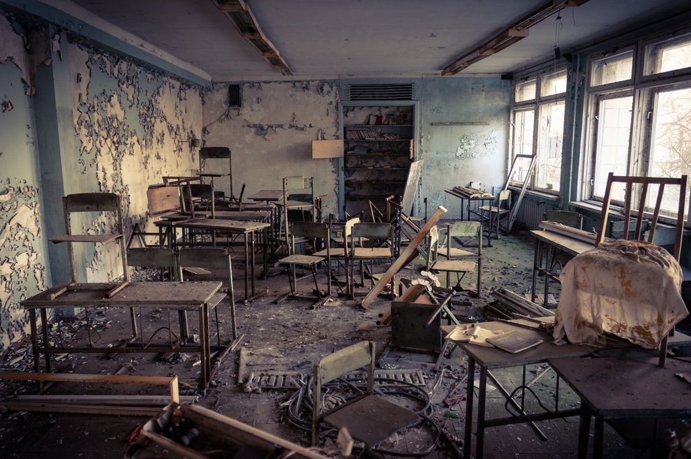 An abandoned school | Shutterstock