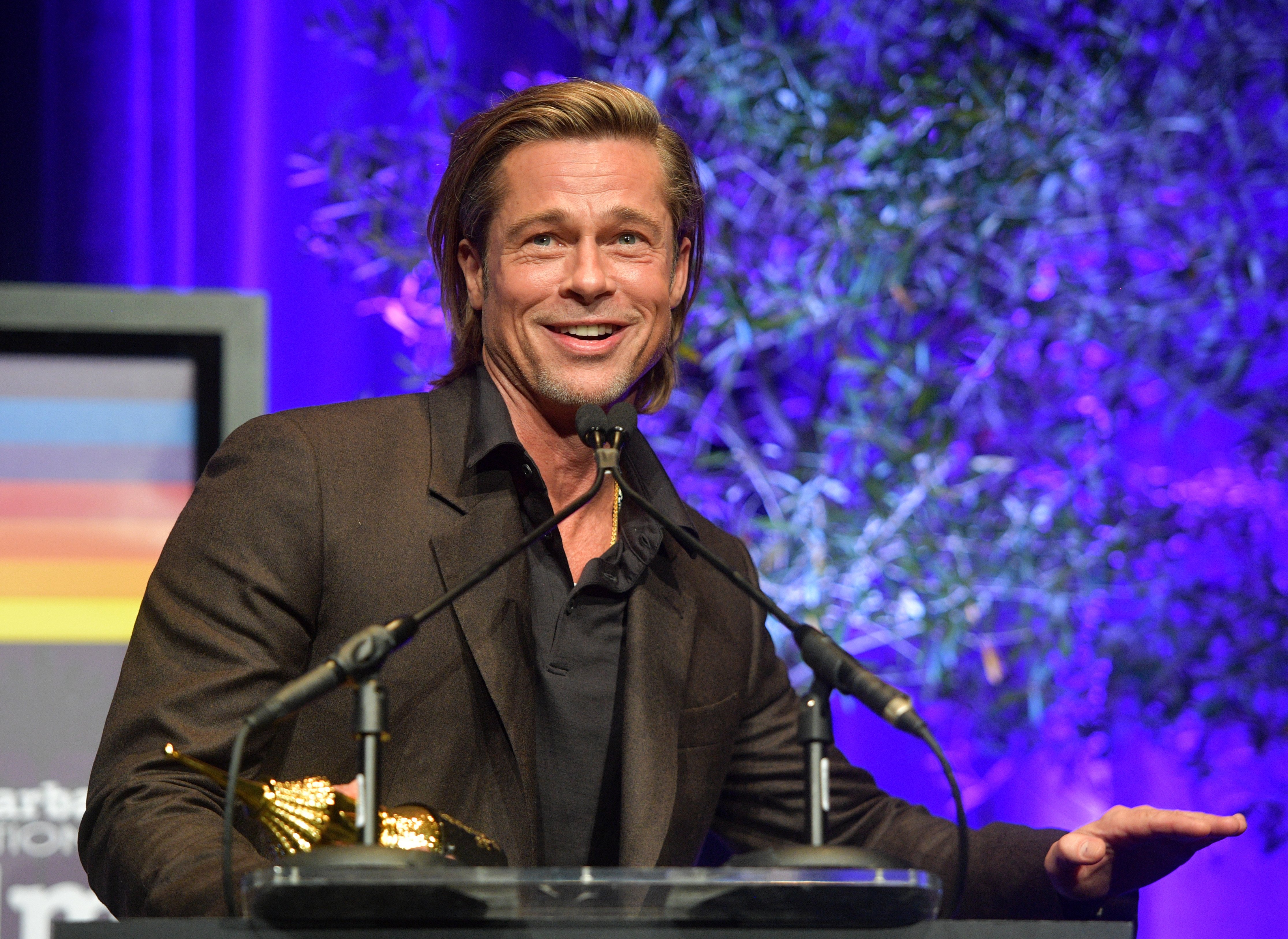 Image Credit: Getty Images/Getty Images for SBIFF/Matt Winkelmeyer | Pitt at the 35th Santa Barbara International Film Festival