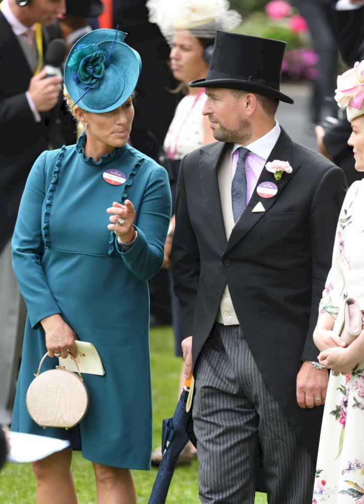 Image Credit: Getty Images / Zara Phillips and Peter Phillips attend day three, Ladies Day, of Royal Ascot at Ascot Racecourse on June 20, 2019 in Ascot, England.