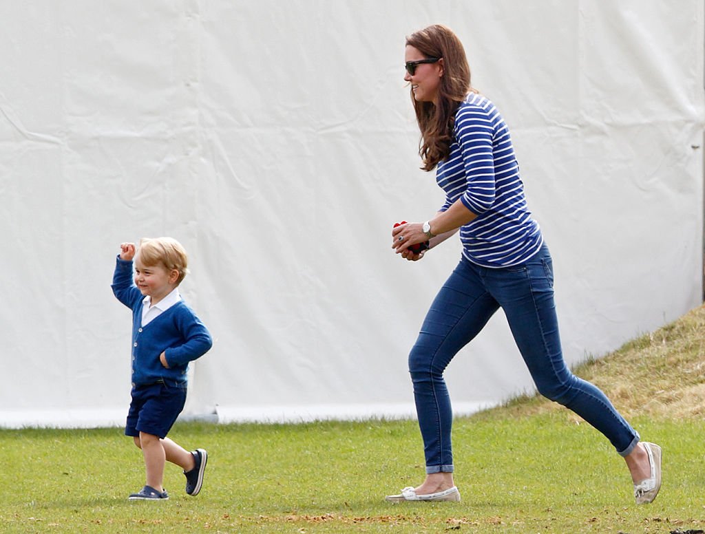 Image Credit: Getty Images / Catherine, Duchess of Cambridge and Prince George of Cambridge attend the Gigaset Charity Polo Match at the Beaufort Polo Club on June 14, 2015 in Tetbury, England.