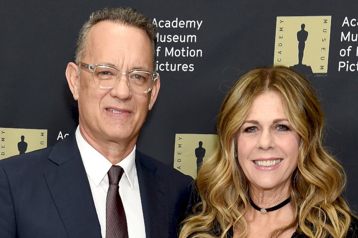 Image Credits: Getty Images / Gregg DeGuire | Tom Hanks and Rita Wilson attend The Academy Museum Of Motion Pictures Unveiling of the Fully Restored Saban Building at Petersen Automotive Museum on December 4, 2018 in Los Angeles, California.