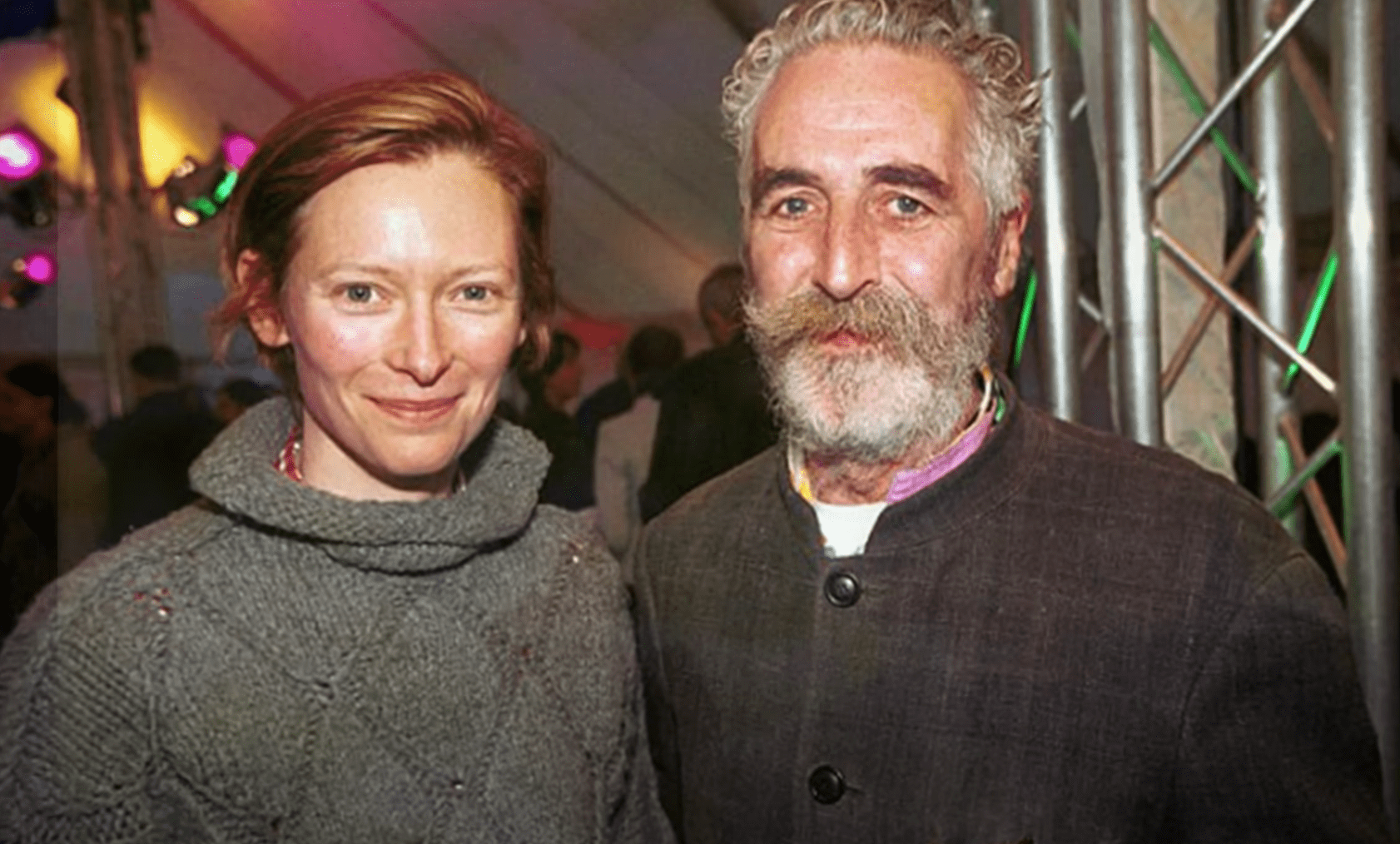 Image Credits: YouTube / Haroon Aaron | Tilda Swinton and ex-husband John Byrne