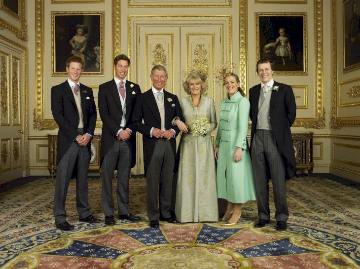 Image Credit: Getty Images / The Wales' with their new extended family.