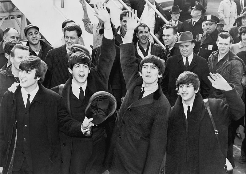 The Beatles in America Image Source: Wikimedia Commons. The Beatles in America Image Source: Wikimedia Commons.