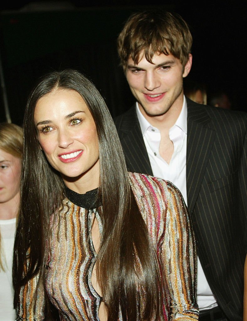 Image Source: Getty Images/Kevin Winter/Actress Demi Moore and Ashton Kutcher arrive at the after-party for "Charlie's Angels: Full Throttle" at the Chinese Theater on June 18, 2003 in Los Angeles, California Image Source: Getty Images/Kevin Winter/Actress Demi Moore and Ashton Kutcher arrive at the after-party for "Charlie's Angels: Full Throttle" at the Chinese Theater on June 18, 2003 in Los Angeles, California