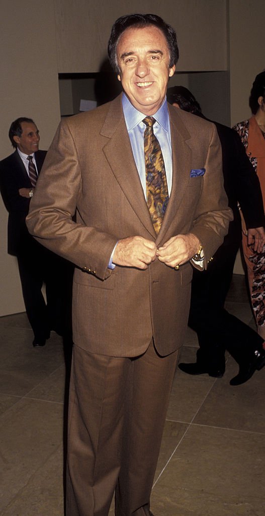 Image Source: Getty Images/Ron Galella, Ltd.| Actor Jim Nabors attends Professional Dancers Society Gypsy Awars Luncheon on February 3, 1991 at the Beverly Hilton Hotel in Beverly Hills, California