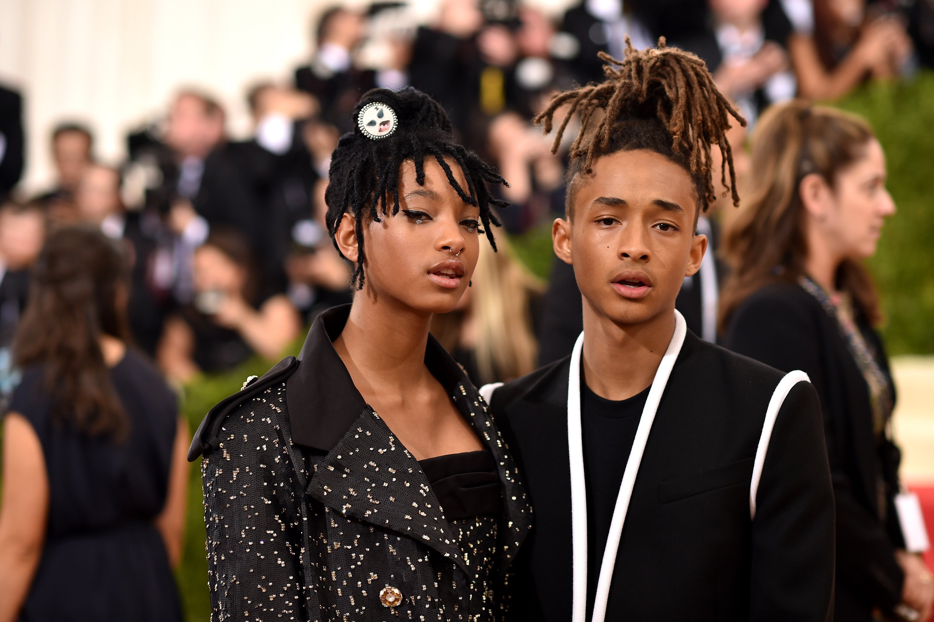 Image Credits: Getty Images / Dimitrios Kambouris | Willow Smith (L) and Jaden Smith attend the "Manus x Machina: Fashion In An Age Of Technology" Costume Institute Gala at Metropolitan Museum of Art on May 2, 2016 in New York City. Image Credits: Getty Images / Dimitrios Kambouris | Willow Smith (L) and Jaden Smith attend the "Manus x Machina: Fashion In An Age Of Technology" Costume Institute Gala at Metropolitan Museum of Art on May 2, 2016 in New York City.