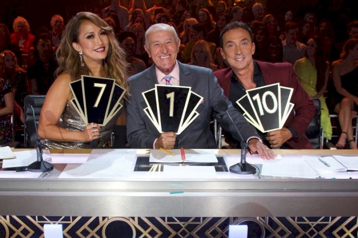 Image Credit: Getty Images/ABC via Getty Images/Eric McCandless | The Judges of Dancing with the Stars showing off their scores. Image Credit: Getty Images/ABC via Getty Images/Eric McCandless | The Judges of Dancing with the Stars showing off their scores.