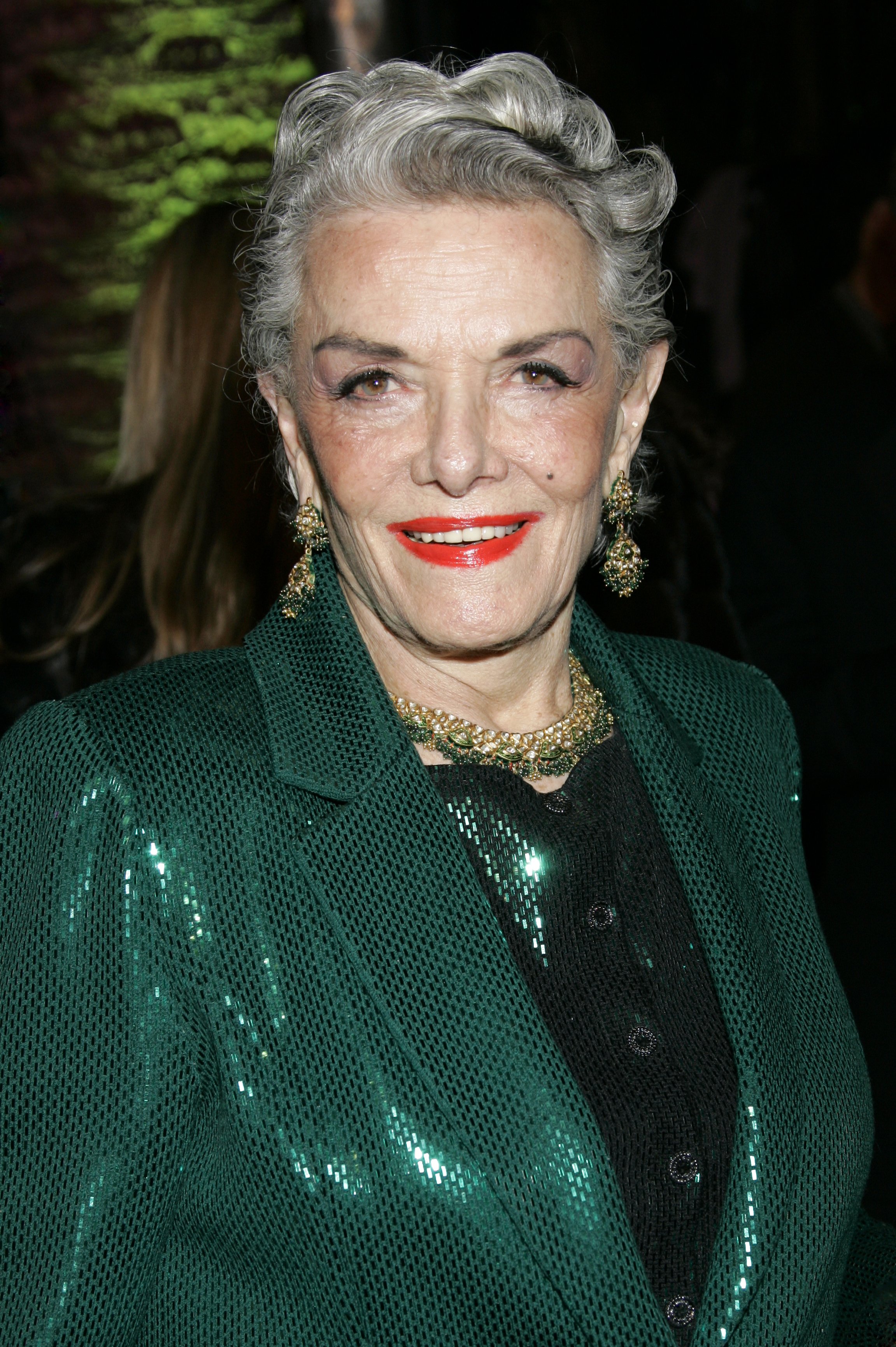 Image Source: Getty Images/Jane Russel smiling for the camera