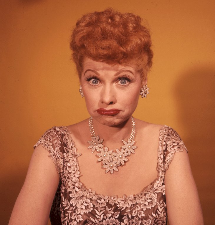 Image Credit: Getty Images / Lucille Ball at a photo shoot.
