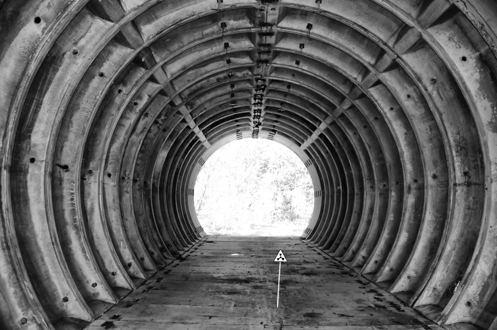 Abandoned bunker. Lost city. Near Chernobyl area. Kiev region, Ukraine | Shutterstock