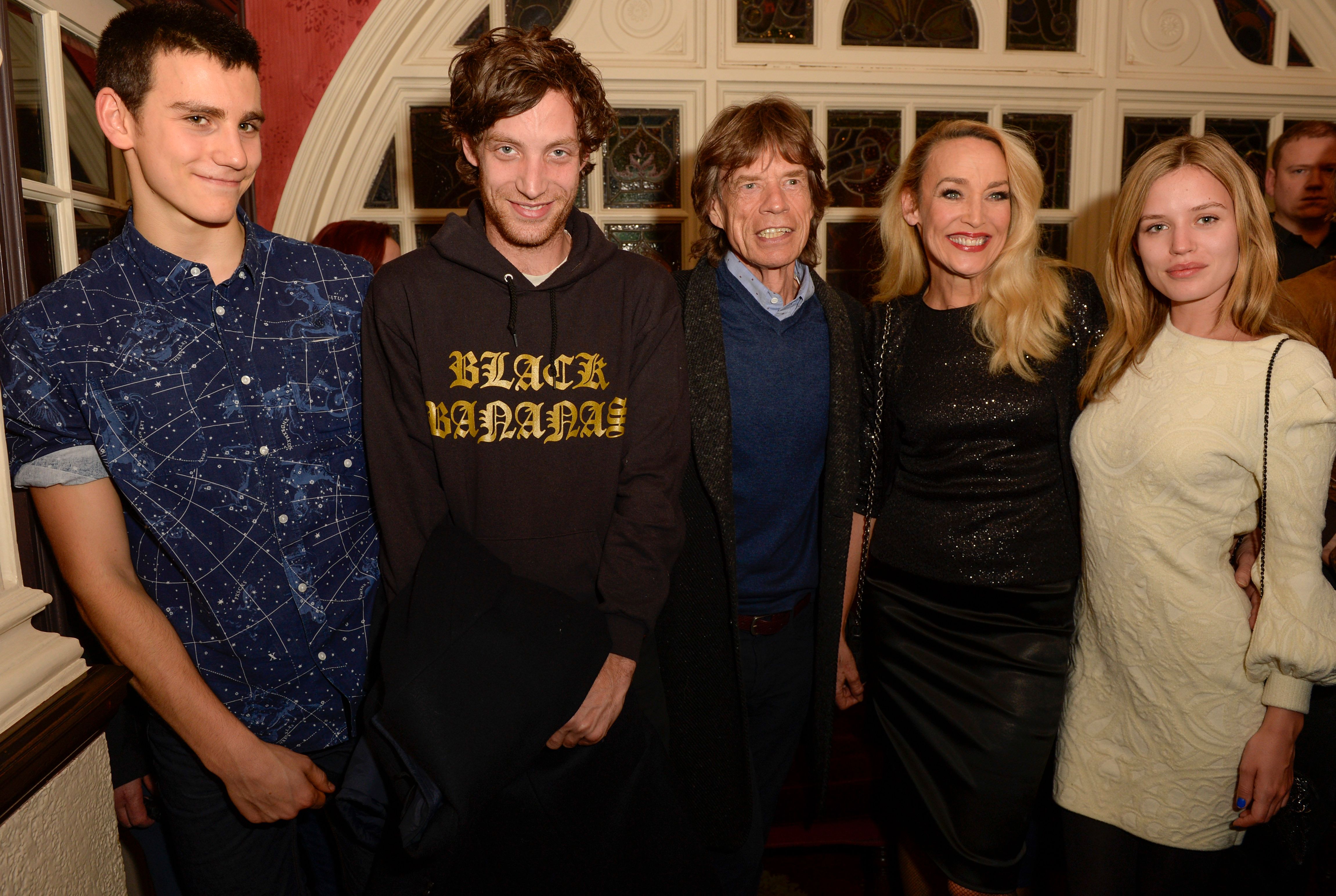 Mick Jagger with his children/Photo:Getty Images