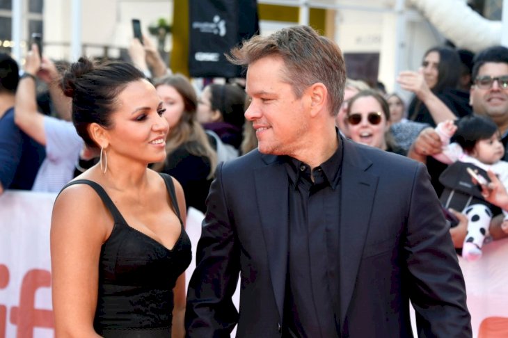Image Credit: Getty Images/Frazer Harrison | Matt Damon Luciana Barroso 2019